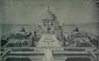 An illustration from Concours pour l'Exposition universelle de 1900; projets exposés au Palais de l'industrie (1895)