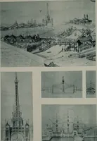 An illustration from Concours pour l'Exposition universelle de 1900; projets exposés au Palais de l'industrie (1895)