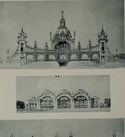 An illustration from Concours pour l'Exposition universelle de 1900; projets exposés au Palais de l'industrie (1895)