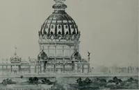 An illustration from Concours pour l'Exposition universelle de 1900; projets exposés au Palais de l'industrie (1895)