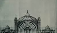 An illustration from Concours pour l'Exposition universelle de 1900; projets exposés au Palais de l'industrie (1895)