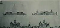 An illustration from Concours pour l'Exposition universelle de 1900; projets exposés au Palais de l'industrie (1895)