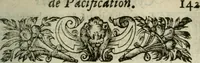 An illustration from Conference des edicts de pacification des trovbles esmevs av royaume de France, pour le faict de la religion; & traittez ou reglemens faicts par les rois Charles IX. & Henri III. & de la Declaration d'iceux, du roy Henri IIII. de France & de Nauarre. Publiee en parlement le 25. feurier, 1599. Auec l'explication du contenu en chascun article par l'histoiré ecclesiastique & profane, droicts ciuil & canonique, ordonnances & coustumes de ce royaume (1600)