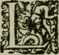 An illustration from Conference des edicts de pacification des trovbles esmevs av royaume de France, pour le faict de la religion; & traittez ou reglemens faicts par les rois Charles IX. & Henri III. & de la Declaration d'iceux, du roy Henri IIII. de France & de Nauarre. Publiee en parlement le 25. feurier, 1599. Auec l'explication du contenu en chascun article par l'histoiré ecclesiastique & profane, droicts ciuil & canonique, ordonnances & coustumes de ce royaume (1600)