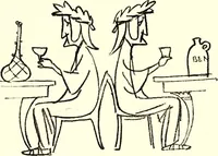 An illustration from Confessions of a caricaturist (1917)