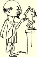 An illustration from Confessions of a caricaturist (1917)