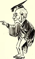 An illustration from Confessions of a caricaturist (1917)