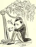 An illustration from Confessions of a caricaturist (1917)