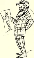 An illustration from Confessions of a caricaturist (1917)