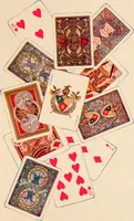 An illustration from Congress playing cards in miniature. (1903)