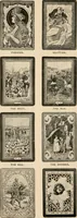 An illustration from Congress playing cards in miniature. (1903)