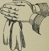 An illustration from Conjuring tricks with coins, watches, rings and handkerchiefs; from "Modern magic" (1900)