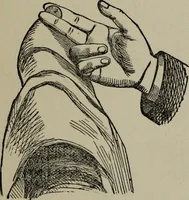 An illustration from Conjuring tricks with coins, watches, rings and handkerchiefs; from "Modern magic" (1900)