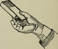 An illustration from Conjuring tricks with coins, watches, rings and handkerchiefs; from "Modern magic" (1900)