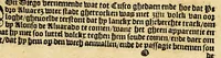 An illustration from Conqueste van Indien. : De wonderlijcke ende warachtighe historie vant coninckrijck van Peru, gheleghen in Indien, inde welcke verhaelt wordt de gelegentheydt, costuymen, manieren van leuen, ouervloedicheyt des gouts ende siluers, ende voorts alle de sonderlingste dinghen vanden seluen lande. Insgelijcks vanden steden, plaetsen ende inwoonders desselfs coninckrijcx, daer beneue[n] hoet gevonden ende eerst by de keyserlijcke mayesteyt hoochloflijcker memorien gheconquesteert ende vercreghen is, met alle de oorlogen ende strijden die ghebuert [sic] zijn, soo teghens d'Indianen als oock om tgoevernement d'een teghens den anderen (1596)