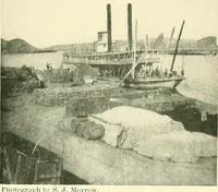 An illustration from The conquest of the Missouri; being the story of the life and exploits of Captain Grant Marsh (1909)