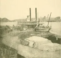 An illustration from The conquest of the Missouri; being the story of the life and exploits of Captain Grant Marsh (1909)