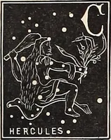 Picture 30 of 41 from The constellations and how to find them; 13 maps, showing the position of the constellations in the sky during each month of any year. A popular and simple guide to a knowledge of the starry heavens, with introduction, general explanations, and a separate description of each map (1887), leaf 44