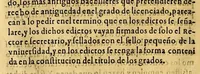 An illustration from Constituciones añadidas por los virreyes, Marques de Montesclaros, y Principe de Esquilache, : a las que hizo el virrey don Francisco de Toledo para la Real Vniuersidad, y Estudio General de San Marcos de la Ciudad de los Reyes del Piru. Confirmadas, y declaradas por el rey nuestro señor don Felipe Quarto, en su Consejo Real de las Indias (1624)