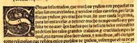 An illustration from Constituciones del arçobispado y prouincia de la muy ynsigne y muy leal ciudad de Tenuxtitla[n] Mexico de la nueua España (1556)