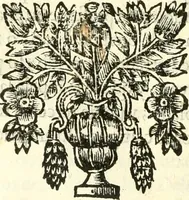An illustration from Constituciones synodales antigvas, y modernas del obispado de Calahorra y la Calzada. Reconocidas, reformadas, y avmentadas novissamamente por Pedro de Lepe, en el synodo diocesano, qve celebro en la civdad de Logroño en el año de mil y seiscientos y noventa y ocho (1700)