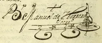 An illustration from Constituciones, y ordenanças del Collegio de San Iuan Evangelista desta Ciudad de los Angeles, : que fundo el bachiller Iuan Larios, beneficiado de Acatlan. (1644)