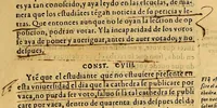 An illustration from Constituciones y ordenanças de la Vniuersidad, y Studio General de la Ciudad de los Reyes del Piru (1602)