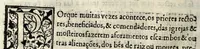 An illustration from Constitvicōes do arcebispado de Lisboa : assi as antigas como as extrauagantes primeyras & segundas (1588)