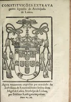 An illustration from Constitvicōes do arcebispado de Lisboa : assi as antigas como as extrauagantes primeyras & segundas (1588)