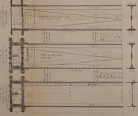 An illustration from The construction of wrought iron bridges: embracing the practical application of the principles of mechanics to wrought iron girder work (1858)