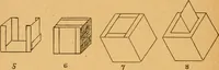 An illustration from Construction work in cardboard and paper for grades I to IV, without the use of tools; with a course in woodwork for the fifth grade (1900)