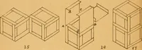 Picture 22 of 59 from Construction work in cardboard and paper for grades I to IV, without the use of tools; with a course in woodwork for the fifth grade (1900), leaf 63
