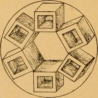 An illustration from Construction work in cardboard and paper for grades I to IV, without the use of tools; with a course in woodwork for the fifth grade (1900)