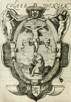 An illustration from Const-thoonende juweel, by de loflijcke stadt Haerlem, ten versoecke van Trou moet blijcken, in't licht gebracht : waer inne duydelick verclaert ende verthoont wordt alles wat den mensche mach wecken om den armen te troosten, ende zijnen naesten by te staen : in tvvaelf spelen van sinne, soo veel intreden, refereynen ende liedekens ghestelt in redenrijck naer de volgende voorgegevene caerte van 'tSpeel-korenken (1607)
