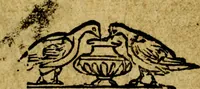 An illustration from Const-toonneel, inhoudende de beschrijvinghe ende XL. heerlijcke afbeeldindinghen onses Heeren Jesu Christi, met sijne apostelen, ende evangelisten, midtsgaders de hooft-deuchden ende ondeuchden. Ende ten laetsten de seven planeten. In coper gesneden door Johannis Wierix. De beschrijvinge is vergadert wt de H. Schrift ende soander soermaerde autheuren tot stichtinghe ende soermakinghe aller menschen, door N.D.C (1609)
