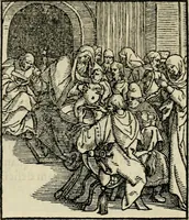 An illustration from Contemplatio totivs vitae et passionis Domini Nostri Iesv Christi (1557)