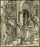 An illustration from Contemplatio totivs vitae et passionis Domini Nostri Iesv Christi (1557)