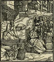 An illustration from Contemplatio totivs vitae et passionis Domini Nostri Iesv Christi (1557)