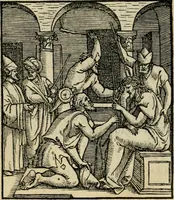 An illustration from Contemplatio totivs vitae et passionis Domini Nostri Iesv Christi (1557)