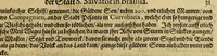 Picture 20 of 23 from Continuatio Americae, das ist: Forsetzung der Historien von der Newen Welt, oder Nidergängischen Indien, waran es auff diese Zeit noch anhero ermangelt. : Darinnen erstlich ein sattsame vnd gründtliche Beschreibung dess Newen Engellandts, welches die Englische das new erfundene Landt nennen, so bisscher noch nicht an Tag kommen. Zum andern, ein aussführlichere Erzehlung von Beschaffenheit der Landtschafften Virginia, Brasilia, Guiana, vnd Insul Bermuda, deren man bisshero schlechte vnd vnvollkommene Wissenschafft gehabt. Drittens, gantz newer aber doch warhafftiger Bericht, von dem bissher noch vnerkanten grossen Theil dess Erdekreises, Terra Australis oder Incognita, daruon noch in keiner Reise Schiffarth meldung beschehen. Sampt allem dem jenigen, was in einer vnd andern beschriebenen Landtschafft, nichts auss gescheiden, denckwürdigs zu sehen, vnd mit Luft vnd Verwunderung anzuhören. Am Ende ist vmb Gleichheit der Materien willen, hierbey gefügt ein weitläufftiger Discurs, wie die Statt S. Saluator vnnd Baia in gewunnen worden. Alles mit beygefügten Kupfferstücken vnd zu gehörigen gantz newen luftigen Landtschafften, erläutert vnd geziert, auch biss auff das 1627. Jahr continuirt (1627), leaf 141