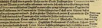 Picture 21 of 23 from Continuatio Americae, das ist: Forsetzung der Historien von der Newen Welt, oder Nidergängischen Indien, waran es auff diese Zeit noch anhero ermangelt. : Darinnen erstlich ein sattsame vnd gründtliche Beschreibung dess Newen Engellandts, welches die Englische das new erfundene Landt nennen, so bisscher noch nicht an Tag kommen. Zum andern, ein aussführlichere Erzehlung von Beschaffenheit der Landtschafften Virginia, Brasilia, Guiana, vnd Insul Bermuda, deren man bisshero schlechte vnd vnvollkommene Wissenschafft gehabt. Drittens, gantz newer aber doch warhafftiger Bericht, von dem bissher noch vnerkanten grossen Theil dess Erdekreises, Terra Australis oder Incognita, daruon noch in keiner Reise Schiffarth meldung beschehen. Sampt allem dem jenigen, was in einer vnd andern beschriebenen Landtschafft, nichts auss gescheiden, denckwürdigs zu sehen, vnd mit Luft vnd Verwunderung anzuhören. Am Ende ist vmb Gleichheit der Materien willen, hierbey gefügt ein weitläufftiger Discurs, wie die Statt S. Saluator vnnd Baia in gewunnen worden. Alles mit beygefügten Kupfferstücken vnd zu gehörigen gantz newen luftigen Landtschafften, erläutert vnd geziert, auch biss auff das 1627. Jahr continuirt (1627), leaf 141