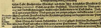 Picture 22 of 23 from Continuatio Americae, das ist: Forsetzung der Historien von der Newen Welt, oder Nidergängischen Indien, waran es auff diese Zeit noch anhero ermangelt. : Darinnen erstlich ein sattsame vnd gründtliche Beschreibung dess Newen Engellandts, welches die Englische das new erfundene Landt nennen, so bisscher noch nicht an Tag kommen. Zum andern, ein aussführlichere Erzehlung von Beschaffenheit der Landtschafften Virginia, Brasilia, Guiana, vnd Insul Bermuda, deren man bisshero schlechte vnd vnvollkommene Wissenschafft gehabt. Drittens, gantz newer aber doch warhafftiger Bericht, von dem bissher noch vnerkanten grossen Theil dess Erdekreises, Terra Australis oder Incognita, daruon noch in keiner Reise Schiffarth meldung beschehen. Sampt allem dem jenigen, was in einer vnd andern beschriebenen Landtschafft, nichts auss gescheiden, denckwürdigs zu sehen, vnd mit Luft vnd Verwunderung anzuhören. Am Ende ist vmb Gleichheit der Materien willen, hierbey gefügt ein weitläufftiger Discurs, wie die Statt S. Saluator vnnd Baia in gewunnen worden. Alles mit beygefügten Kupfferstücken vnd zu gehörigen gantz newen luftigen Landtschafften, erläutert vnd geziert, auch biss auff das 1627. Jahr continuirt (1627), leaf 142