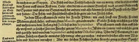 Picture 8 of 23 from Continuatio Americae, das ist: Forsetzung der Historien von der Newen Welt, oder Nidergängischen Indien, waran es auff diese Zeit noch anhero ermangelt. : Darinnen erstlich ein sattsame vnd gründtliche Beschreibung dess Newen Engellandts, welches die Englische das new erfundene Landt nennen, so bisscher noch nicht an Tag kommen. Zum andern, ein aussführlichere Erzehlung von Beschaffenheit der Landtschafften Virginia, Brasilia, Guiana, vnd Insul Bermuda, deren man bisshero schlechte vnd vnvollkommene Wissenschafft gehabt. Drittens, gantz newer aber doch warhafftiger Bericht, von dem bissher noch vnerkanten grossen Theil dess Erdekreises, Terra Australis oder Incognita, daruon noch in keiner Reise Schiffarth meldung beschehen. Sampt allem dem jenigen, was in einer vnd andern beschriebenen Landtschafft, nichts auss gescheiden, denckwürdigs zu sehen, vnd mit Luft vnd Verwunderung anzuhören. Am Ende ist vmb Gleichheit der Materien willen, hierbey gefügt ein weitläufftiger Discurs, wie die Statt S. Saluator vnnd Baia in gewunnen worden. Alles mit beygefügten Kupfferstücken vnd zu gehörigen gantz newen luftigen Landtschafften, erläutert vnd geziert, auch biss auff das 1627. Jahr continuirt (1627), leaf 40