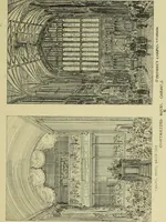 An illustration from Contrasts : or a parallel between the noble edifices of the middle ages, and corresponding buildings of the present day; shewing the present decay of taste. Accompanied by appropriate text (1898)