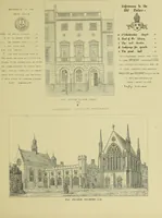 An illustration from Contrasts : or a parallel between the noble edifices of the middle ages, and corresponding buildings of the present day; shewing the present decay of taste. Accompanied by appropriate text (1898)
