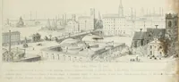 Picture 14 of 29 from Contrasts ; or, A parallel between the noble edifices of the middle ages, and corresponding buildings of the present day, shewing the present decay of taste ; accompanied by appropriate text (1841), leaf 142