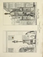 An illustration from Contrasts ; or, A parallel between the noble edifices of the middle ages, and corresponding buildings of the present day, shewing the present decay of taste ; accompanied by appropriate text (1841)