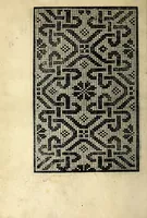 An illustration from Conuiuio dele belle donne : doue con li nuoui recami & lauorieri co[n] giusta misura compassati et non piu veduti de immortalitate con l'ingegno suo farsene degne si puole, acquistando tra le nobile, con propie mani mediante questo nuouo nostro conuiuio loco a se nobilissimo (1531)