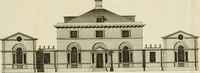 An illustration from Convenient and ornamental architecture, consisting of original designs, for plans, elevations and sections, beginning with the farm house, and regularly ascending to the most grand and magnificent villa : calculated both for town and country, and to suit all persons in every station of life : engraved on seventy copper plates : with reference and explanation in the letter press, of the use of every room in each separate building, and the dimensions accurately figured on the plans, with exact scales for measurement (1797)