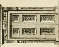 An illustration from Convenient and ornamental architecture, consisting of original designs, for plans, elevations and sections, beginning with the farm house, and regularly ascending to the most grand and magnificent villa : calculated both for town and country, and to suit all persons in every station of life : engraved on seventy copper plates : with reference and explanation in the letter press, of the use of every room in each separate building, and the dimensions accurately figured on the plans, with exact scales for measurement (1797)